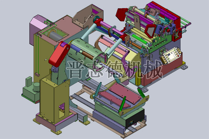 三合一送料机3D示意图