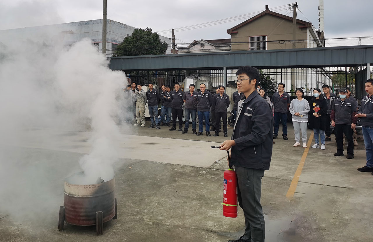 冲床自动化工厂消防培训