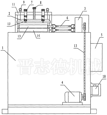 精密整平机结构图