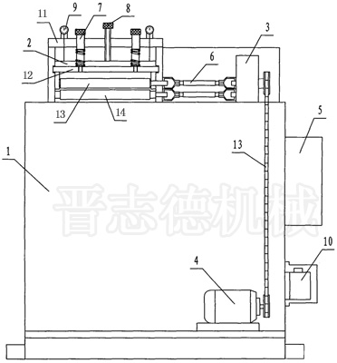 精密整平机结构图