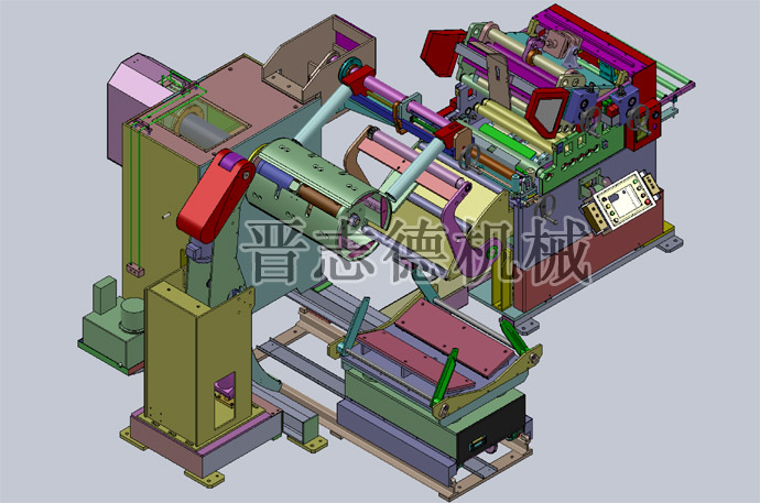 三合一送料机3D结构图